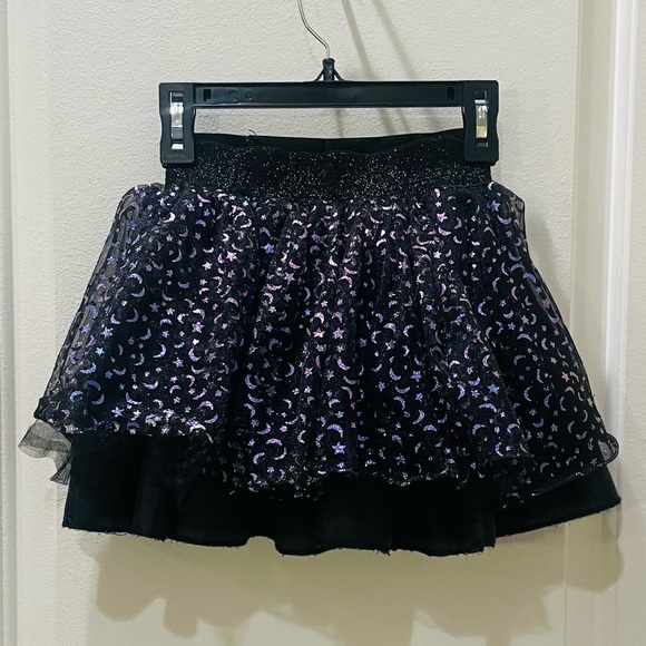 Spirit Halloween Black and Purple Moon and Stars Girls Tutu - Picture 2 of 4
